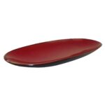 oshibori-oki urushi akakuro oberseite in rot