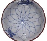 bowls dentotekna fünfer blau innen netzlinien bilden eine chrysanthemenblüte