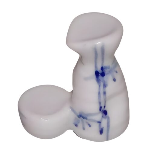 hashioki sakeset keramik weiß mit blau