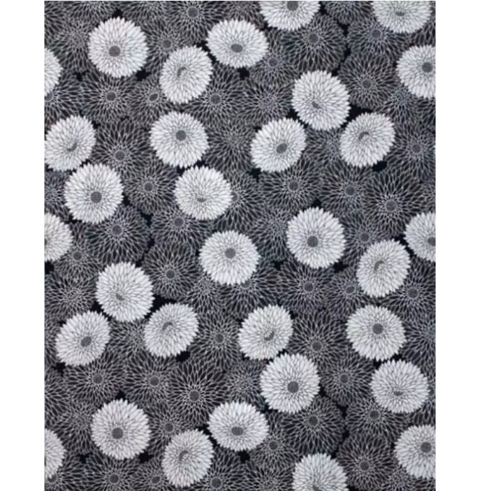 kimono kiku muster detailansicht