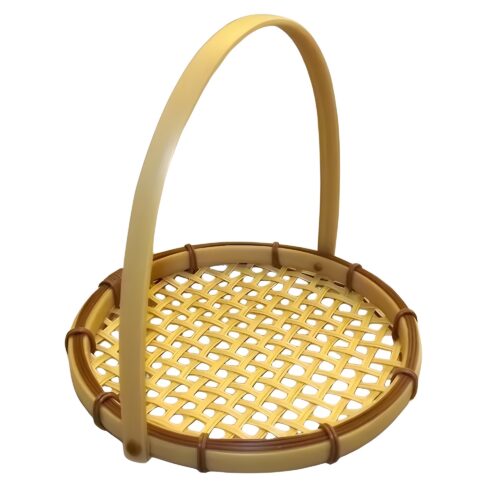 tempura teller schräg von links