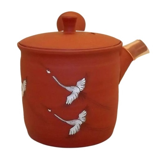 teekanne ton aka tsuru von hinten teekanne ton aka tsuru von hinten