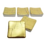 hashioki porzellan mit goldauflage unikate 5er