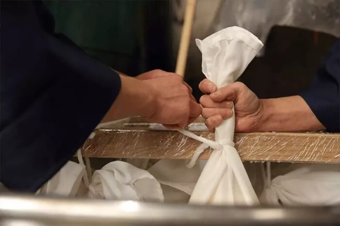 sake miyamizu drop brauer hängen tropfsäcke auf nah