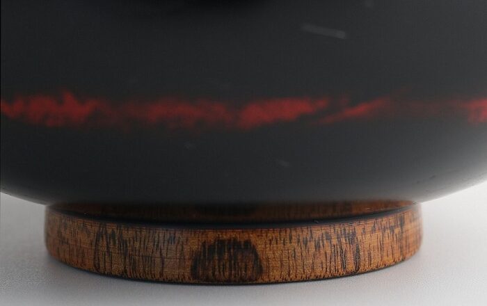 Donburi-Schale Urushi Tenugi kuro 3