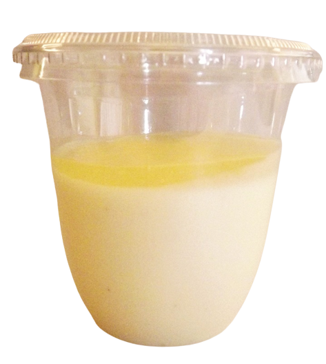 Vanille-Pannacotta mit Yuzu Becher