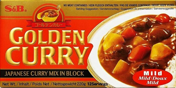 Golden Curry 220g - Mild, Medium, Hot S&B 2