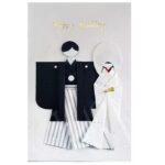 briefkarte kekkon hochzeit