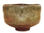 matchawan raku unikat mit holzbox hinten