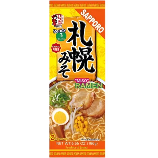 ramen sapporo miso veganes nudelgericht zwei portionen verpackung