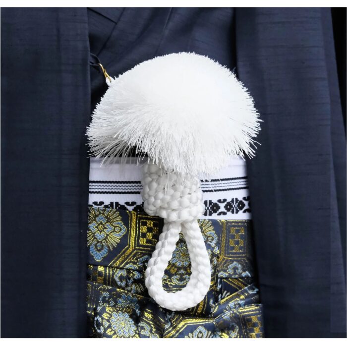 Mens Haori-Tie Shiro 2
