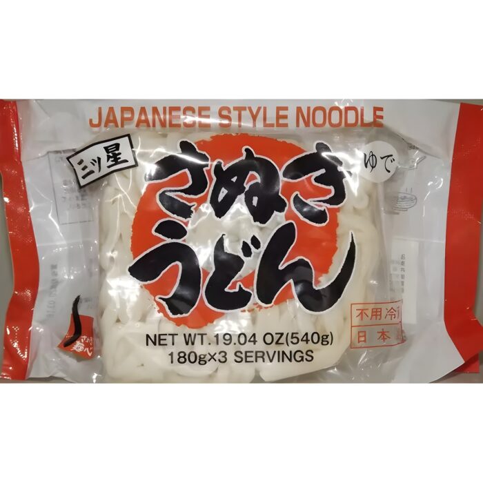 Sanuki Nama Futo Udon 3 x 180g = 540g 1