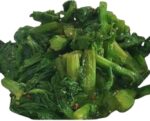 nanohana rapsblüten zubereitete portion