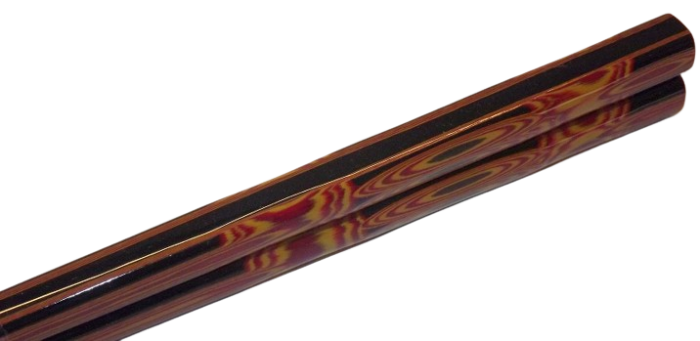 2 Eßstäbchen-Paare Wabisabi Urushi aka + kuro 6