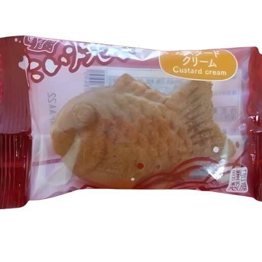 mini taiyaki custard waffel in fischform mit vanillefüllung