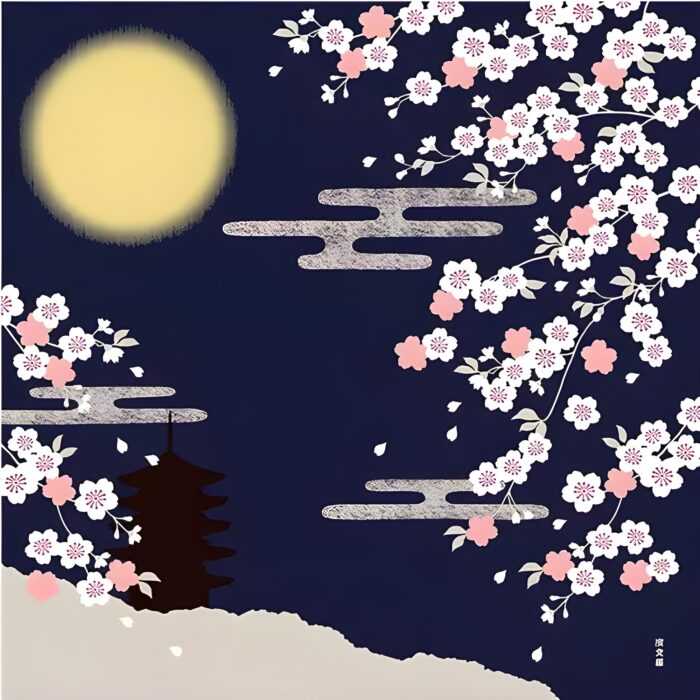 furoshiki tsuki sakura kuro