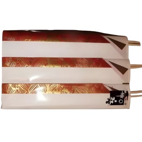 ohashi miyabi in tüte weiß mit rot-gold rand 3er pack
