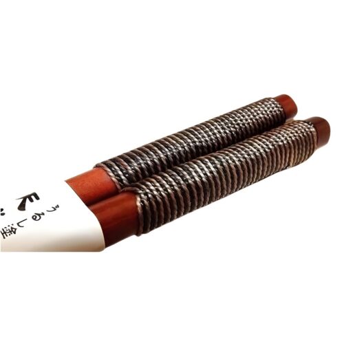 ohashi shikkari kurokurimu schwarze und cremefarbene kordel im ringelmuster