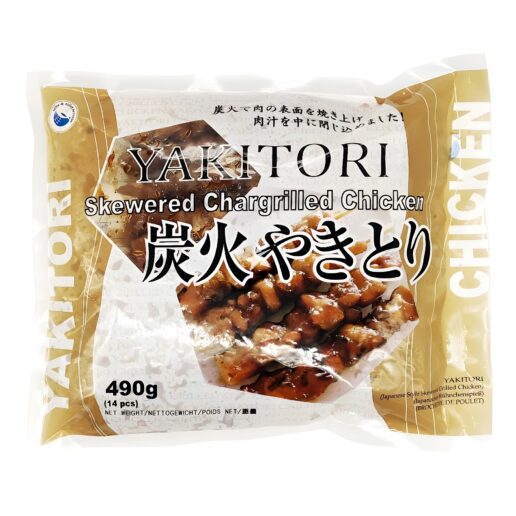 yakitori gegrillte hähnchenspieße verpackung