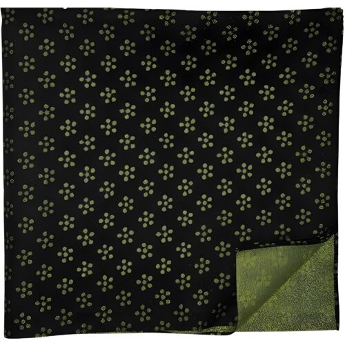furoshiki hana midori kuro polyester
