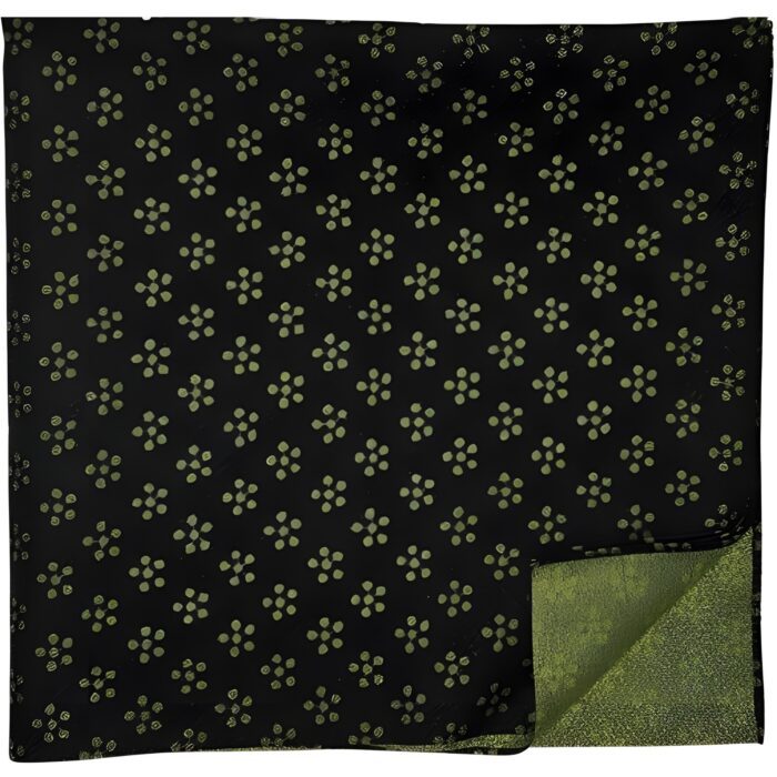 furoshiki hana midori kuro polyester