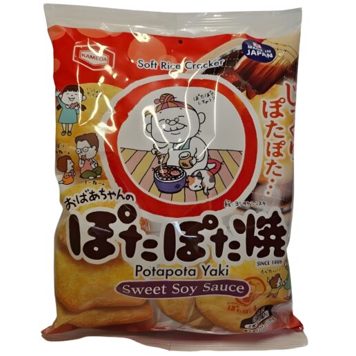 senbei potapota yaki reiscracker in verpackung