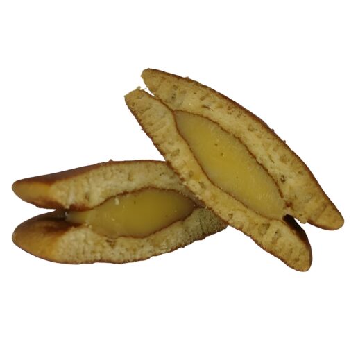 dorayaki custard aufgeschnitten