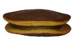 dorayaki matcha ausgepackt von der seite