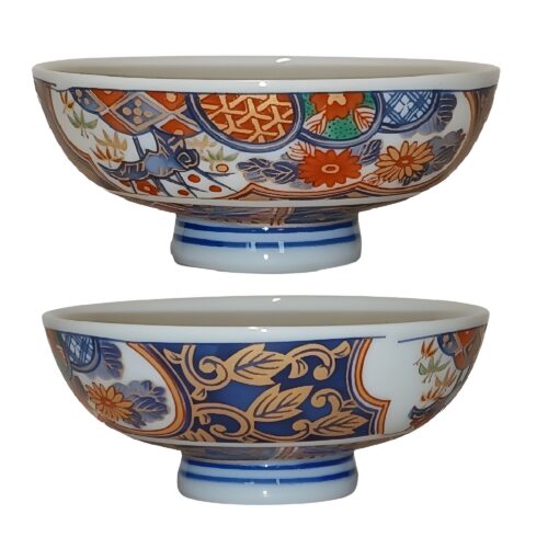 schälchen nishiki rote und blaue seite