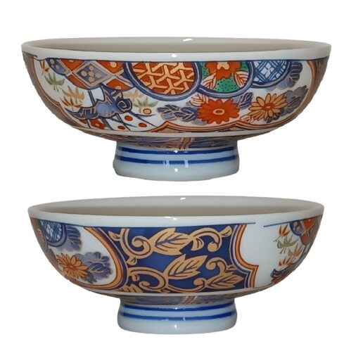 schälchen nishiki rote und blaue seite