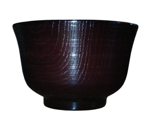 lackschale akakuro seitenansicht